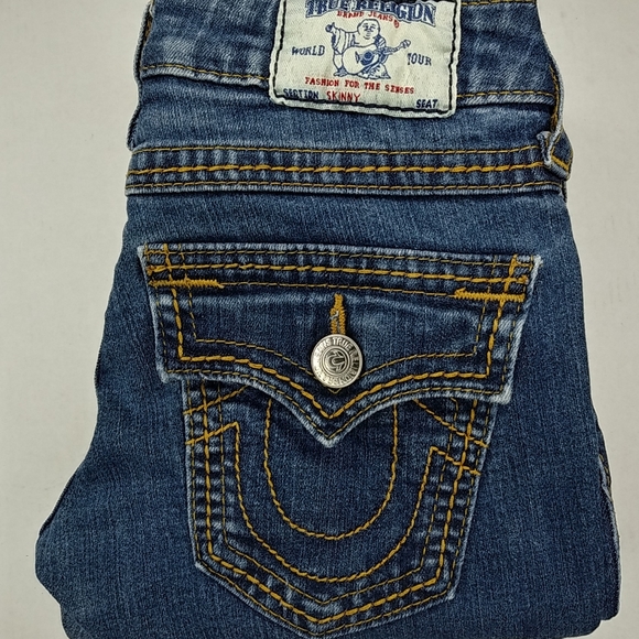 True Religion Denim - True Religion Low Rise Skinny Fit Jeans